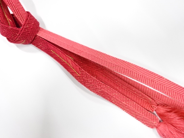 正絹　手組帯締め